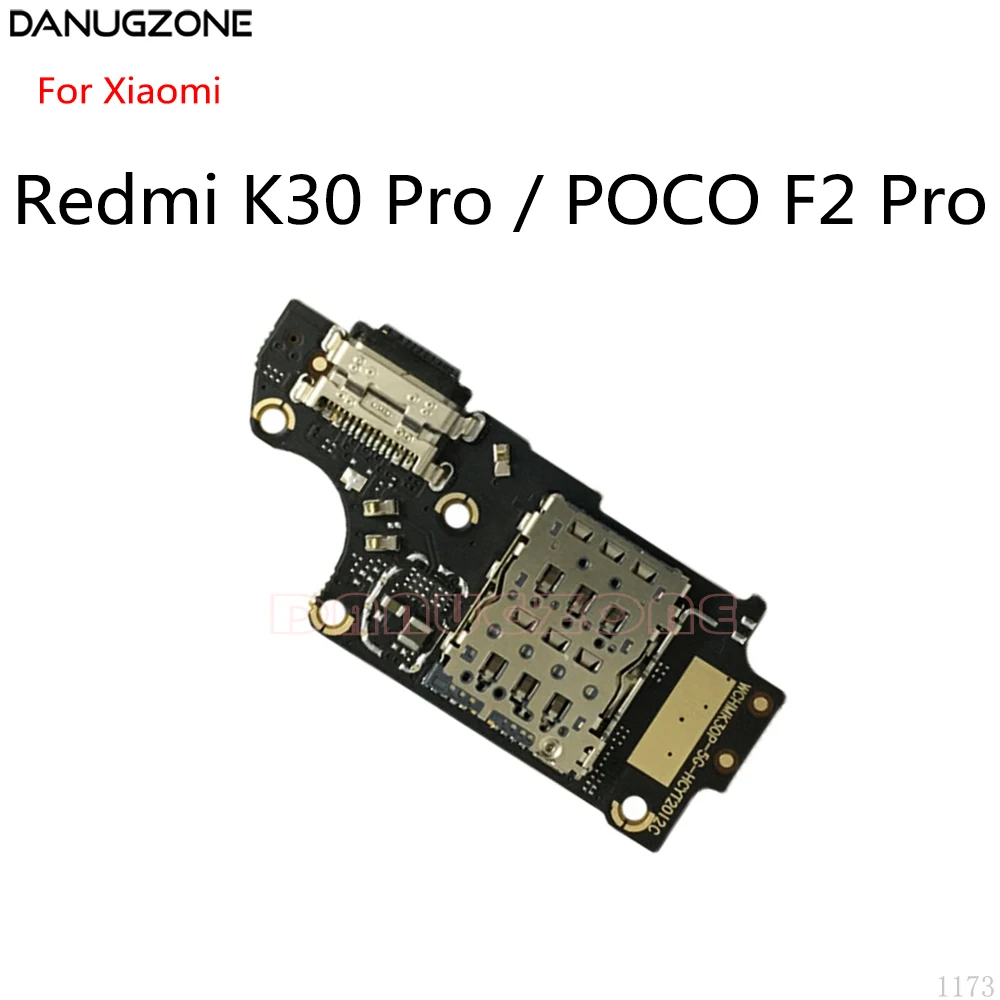 10pcslot for xiaomi redmi k30 pro 5g poco f2 pro usb charging dock port socket jack plug connector charge board flex cable free global shipping