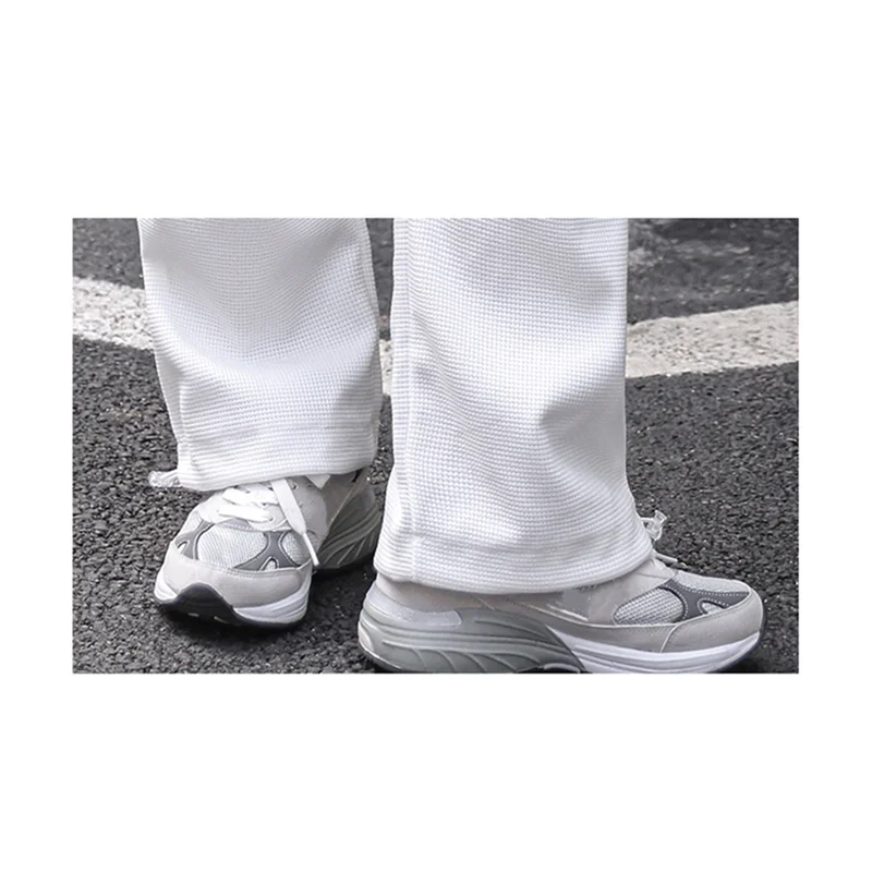 Женские хлопковые прямые брюки тонкие длинные в Корейском стиле с высокой талией