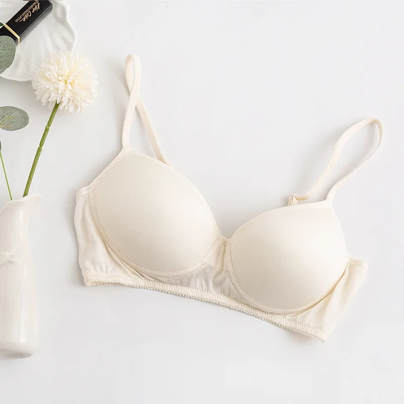 

Silk Bra Women's Mulberry Silk Underwear Silk Bra Thin Sports Bra Without Steel Ring Girl's Bra