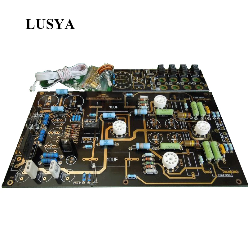 

Lusya Hi-Fi 12au7 12ax7 трубный Предварительный усилитель печатной платы идеальный эталонный Elvis SL-1 схема T0041