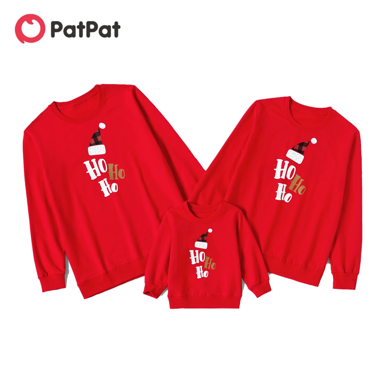 

PatPat Merry Christmas Series Cotton Family Matching Sweat Shirts
