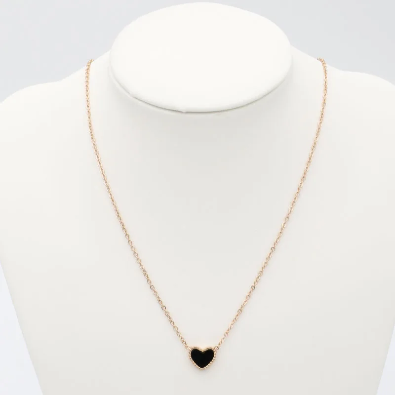 Fengnee Роскошные ювелирные изделия из нержавеющей стали для женщин Love Rose Gold