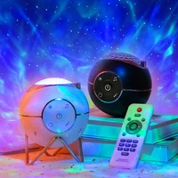 led projector night light starry sky galaxy usb bluetooth music night light bedroom bedside rotatable lamp holiday romantic gift