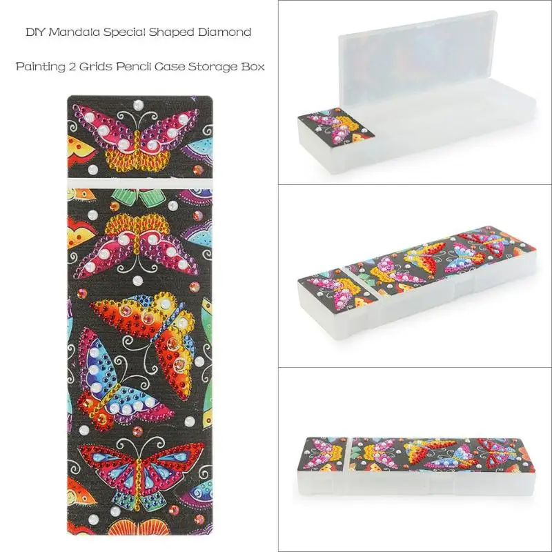 5D DIY Мандала специальная форма алмазная картина для студентов пенал Алмазная