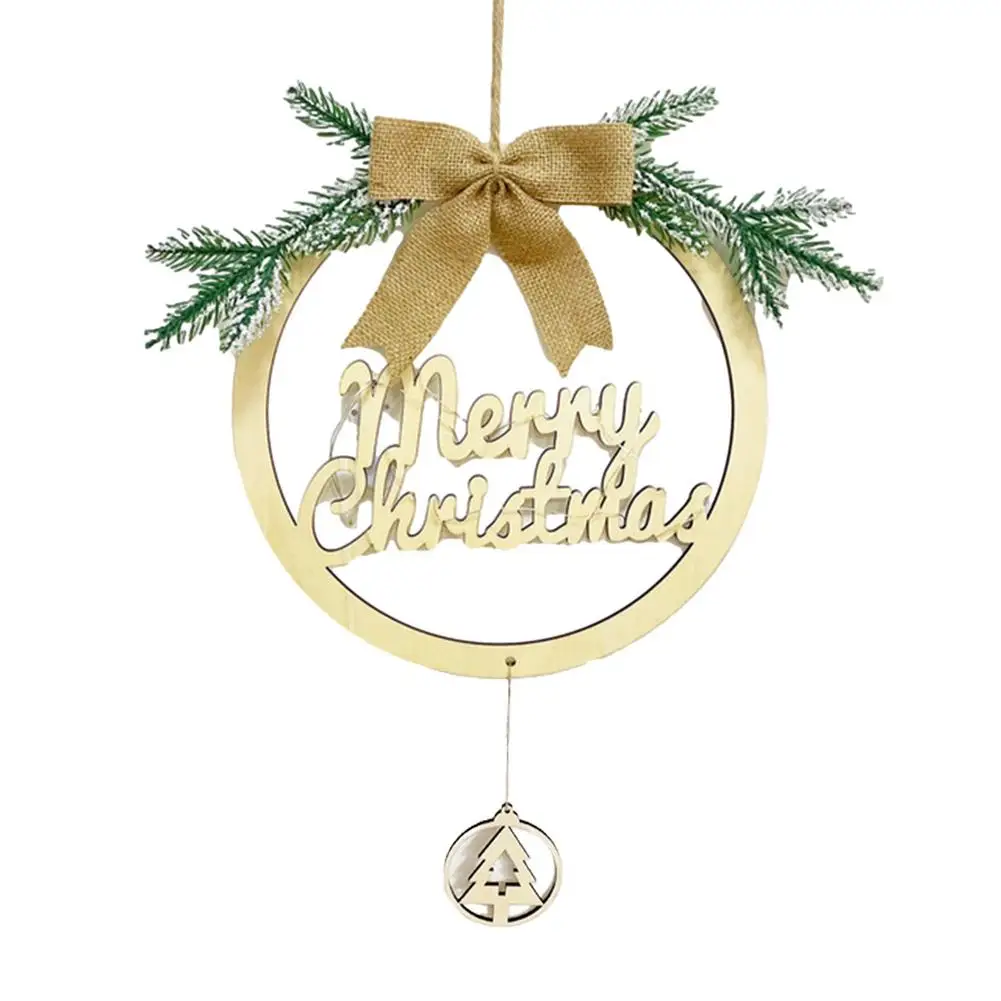 

Фонарь для украшения передней двери, круглые деревянные венки, настенная вешалка, фермерские уличные украшения для праздника