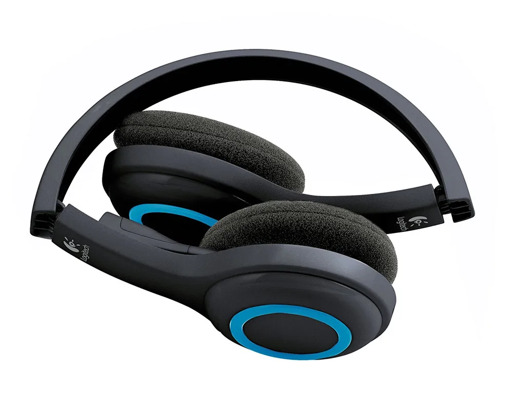 Logitech H600 2.4GHz Wireless Headset Portable Over-The-Head Gaming Stereo Headphones Fordable Earphones with microphone Newst