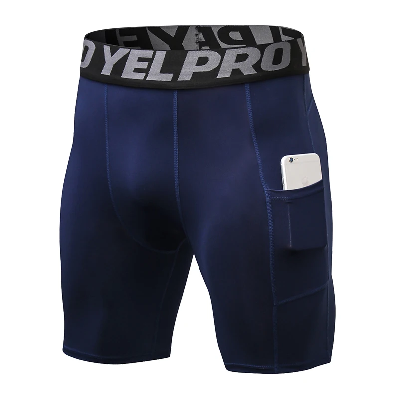 

New Men Running Tights With Pocket Short Leggings Men's Quick Dry Compression Gym Fitness Training Male Sport Underwear