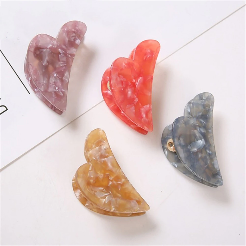 

Korean Acrylic Women Hair Claws Crab Clamps Charm Lady Hair Clips Retro Make Up Hairdress Hair Styling Tool Geometric Hair Claw