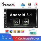 Автомагнитола Podofo 7010B, 2 Din, Android 8,1, 2 + 32 ГБ, 7 дюймов, GPS