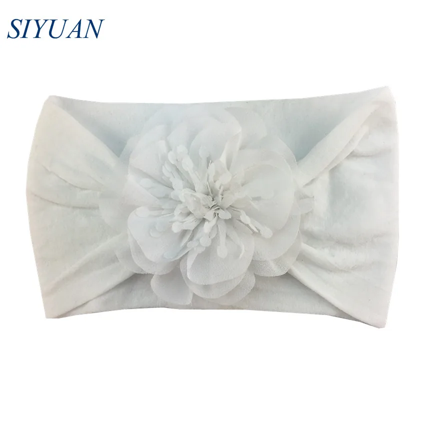 1 шт./лот Широкая мягкая эластичная нейлоновая повязка на голову с 3