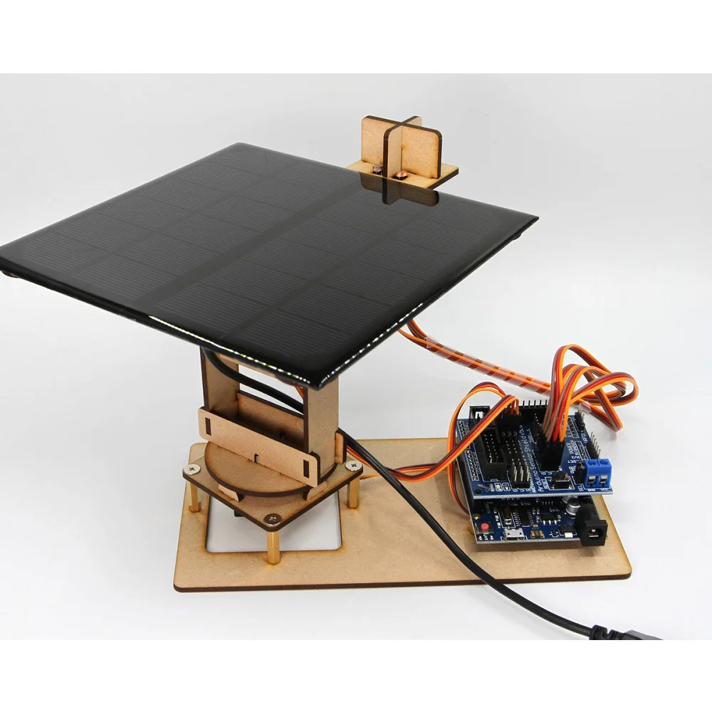 Arduino Intelligent Solar Tracking Machine Can Be Used For Mobile Phone Charging Maker Power Generation Project