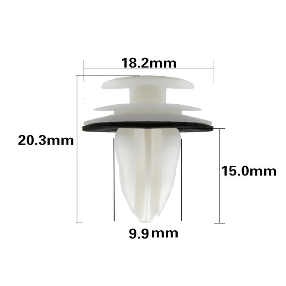 50 шт. зажим дверной панели с уплотнительным кольцом крепежная деталь фиксатор