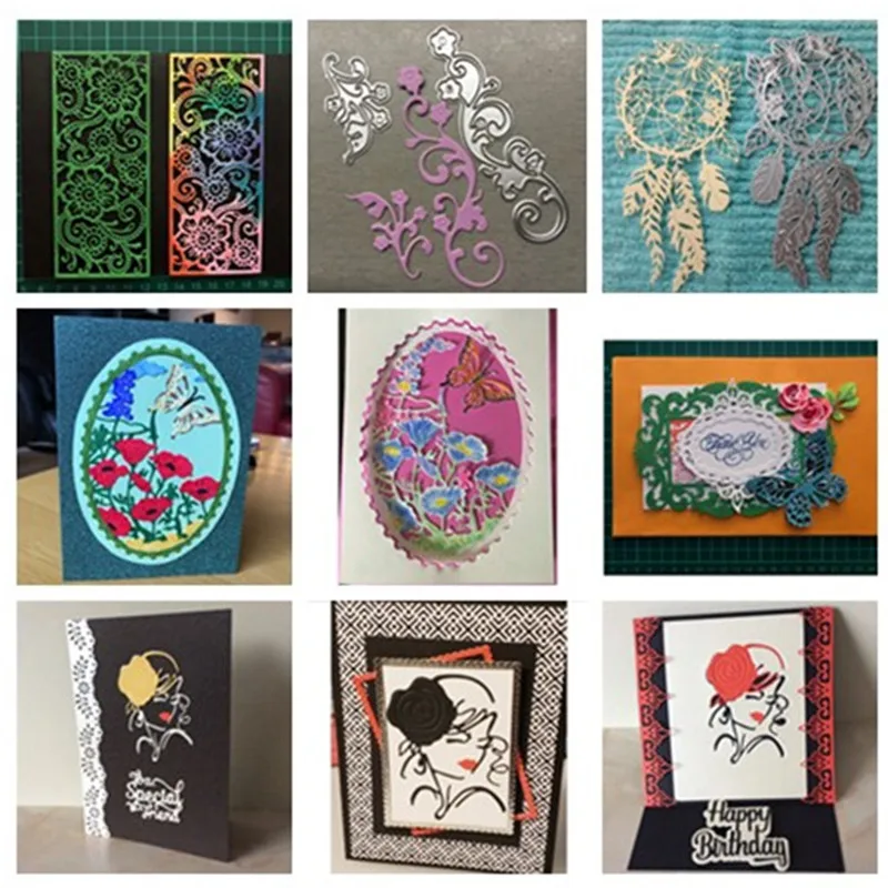 Kokorosa рамка с цветами металлическая Штамповка Скрапбукинг новые штампы для 2019