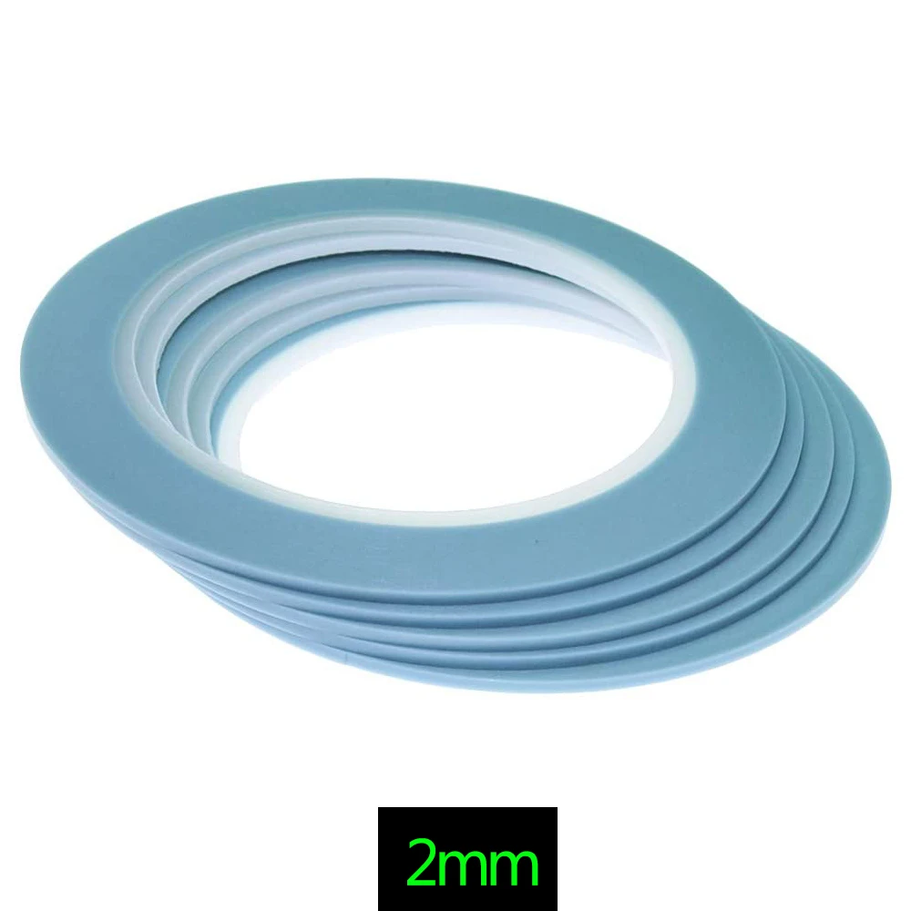 

Blue High-Temp PVC Vinyl Fine Line Masking Tape Car Auto Body Shops Fineline Painter Tape 2mm x 33m