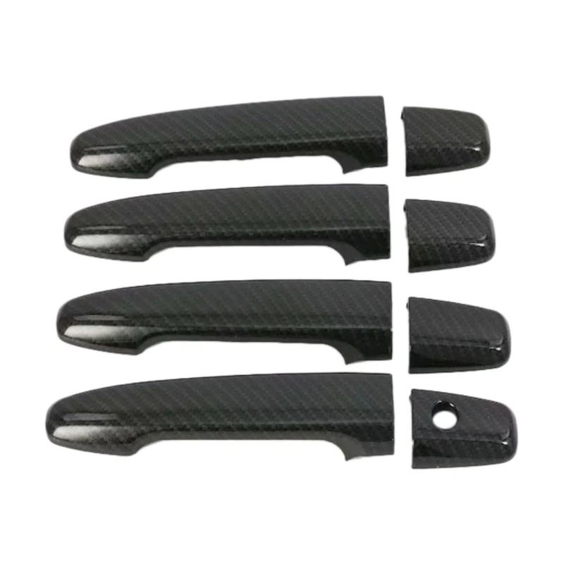 4 шт. Дверная ручка Крышка дверная декоративная наклейка для Mitsubishi Outlander 2013 2014 2015