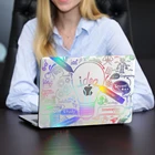 Чехол MTT для ноутбука 2020 дюйма для Macbook Air 13 M1 A2337, жесткий чехол с лазерным принтом для Macbook Pro 13 14 16 дюймов, чехол с сумкой для ноутбука