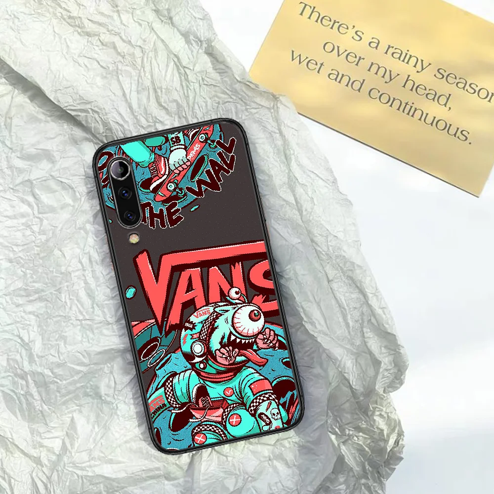 

Skateboard Trend Shoe Brand Phone Case For XIAOMI MI Note 8 9 T 10 Pro Lite SE A2 A3 POCO X M MAX 2 3 black Coque Tpu Shell