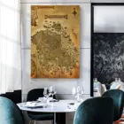 Плакаты и настенные картины с изображением карты моррофира для пожилых людей, Современные Декоративные плакаты для семейной спальни