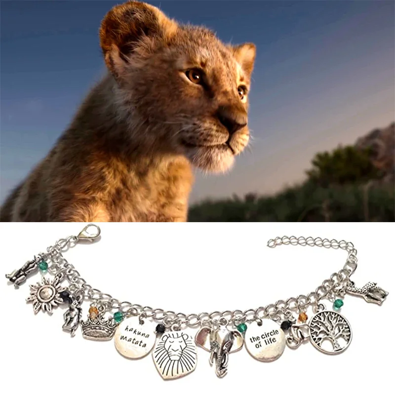 Винтажная декоративная бижутерия «Король Лев» Hakuna Matata Timon Pumba Simba Mufasa