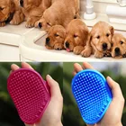 Массажная щетка для собак и кошек, перчатка щетка расческа резина, уход за шерстью, массаж, #50 г