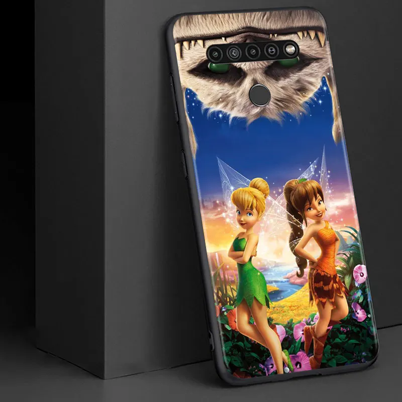 

Disney Tinkerbell princess for LG G8 G8S G8X V30 V35 V40 V50 V60 ThinQ Q60 K40 K50 K51 K61 K71 K92 K62 Soft Black Phone Case