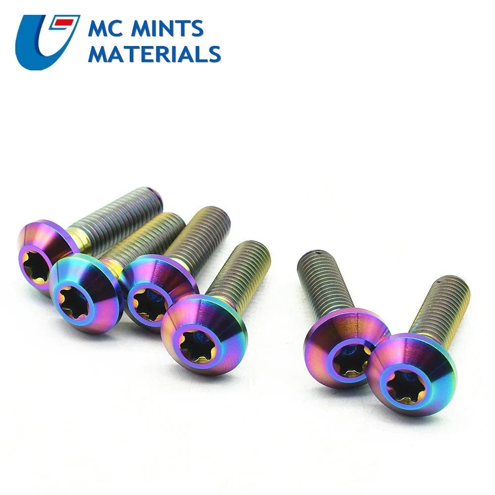Титановые болты M8 x20/30 мм тормозной диск для мотоцикла DIY Ti Болт штангенциркуль