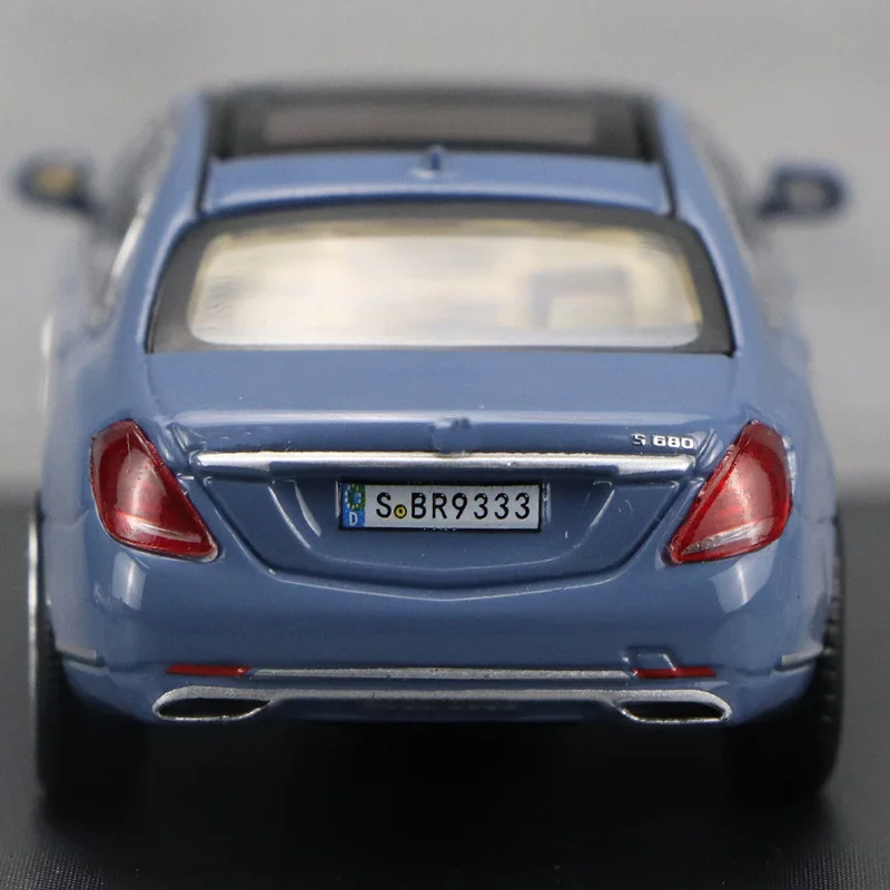 Master 1:64 Scale для Maybach S680 литые игрушки модели автомобилей Коллекция синих подарков |