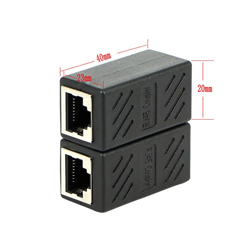 Соединитель кабеля ethernet RJ45 1 шт. соединитель LAN встроенный Cat7/Cat6/Cat5e удлинитель