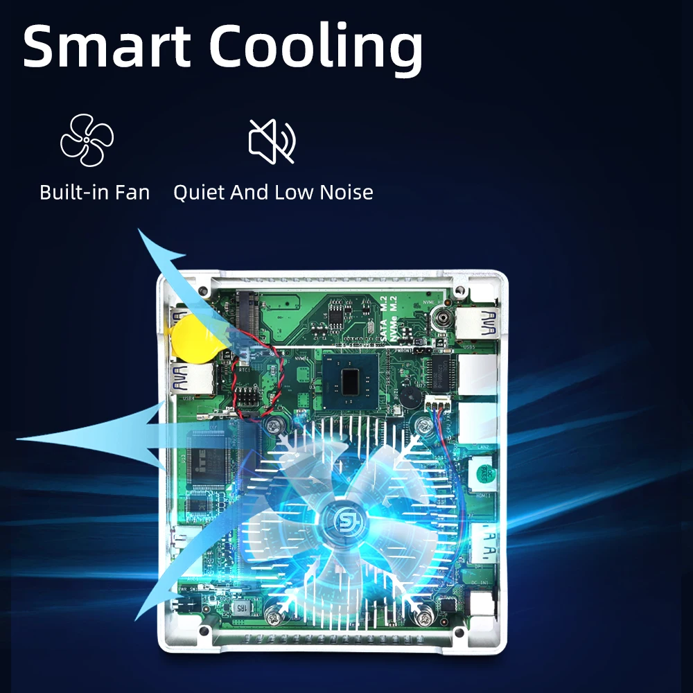 YCSD мини ПК Intel Core i7 7820HQ i5 Linux тонкий клиентский настольный компьютер Лучший