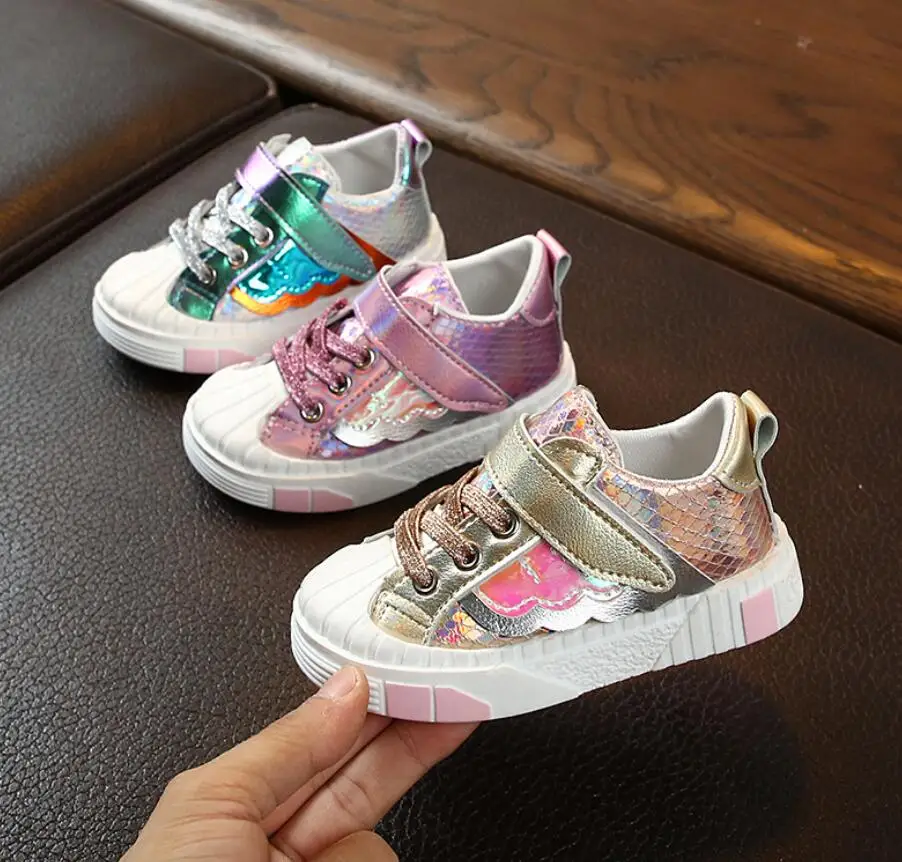 Новые осенние детские уличные кроссовки для маленьких девочек и мальчиков