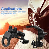 stainless steel antenna mount bracket radio em 81 2 axis outdoor hatchback hood mobile personal car parts decoration