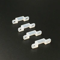 100pcs hot selling 81012mm high quality silicon clip connector for fixing 5050 5630 1903 ws2811 3528 5050 1210 rgb led strip