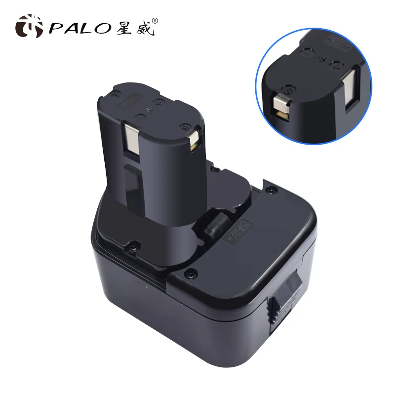 Аккумулятор PALO 12 В для Hitachi Koki NICD EB1220BL EB1214S EB1212S WR12DMR CD4D DH15DV C5DC 5D FDS 12DVC FDV 12DV|battery