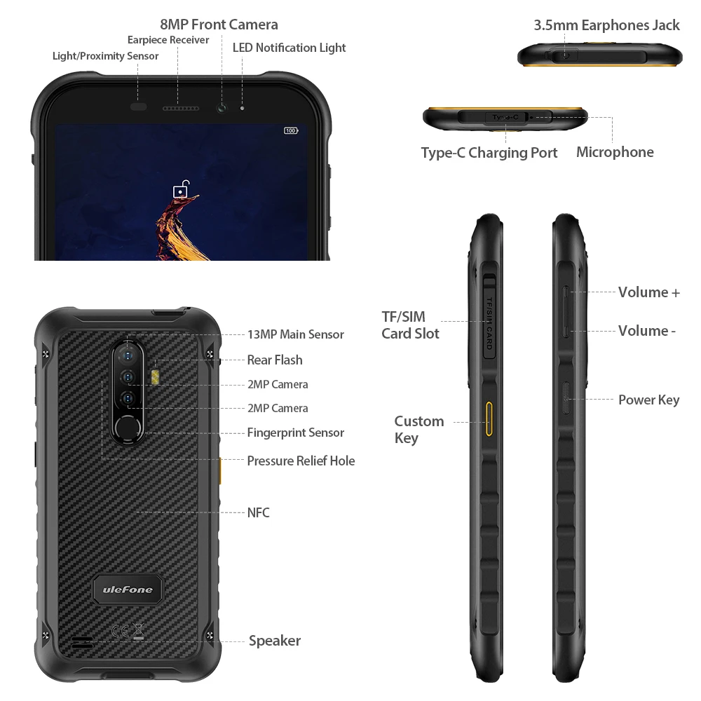 Рисунок 5 - Ulefone Armor X8 прочный Водонепроницаемый