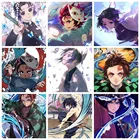 Постер шинобу из японского аниме рассекающий демонов, картина 5D из страз, наборы для вышивки крестиком, мозаика для домашнего декора