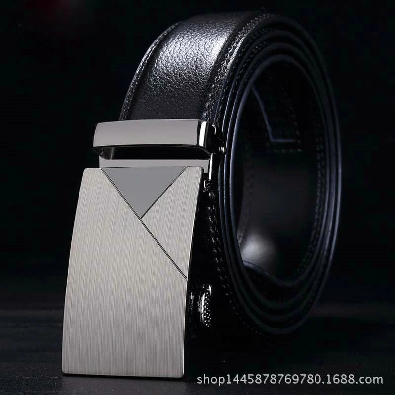 Ремень мужской в ковбойском стиле с автоматической пряжкой 130 см | Аксессуары для