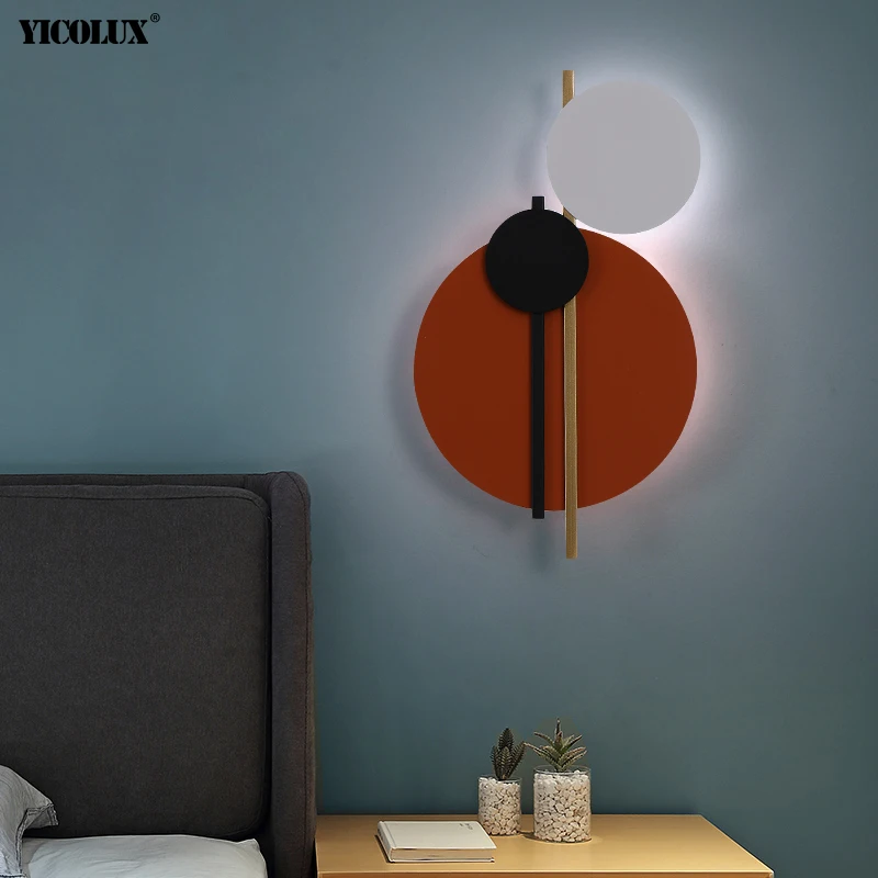 Креативное домашнее украшение современные новые светодиодные настенные лампы