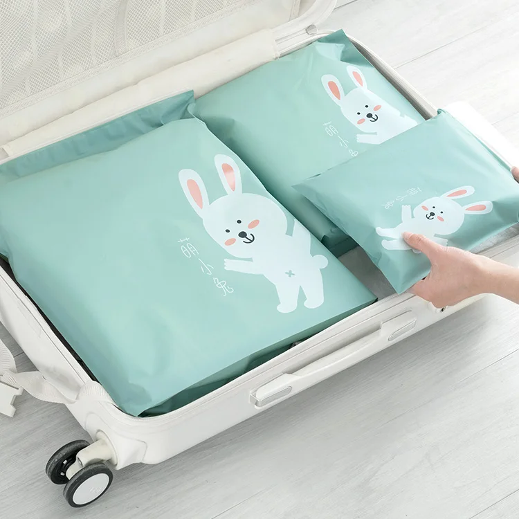 

Ziplock Portable Storage Bag Multifunction Nordic Drawstring Storage Bag Pouch Organizador Armario Travel Accessories DK50OB