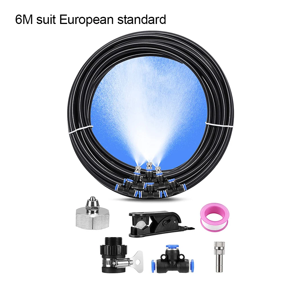 

Комплект вентиляторов для садового орошения, насадка для распыления воды «сделай сам», система противотуманного охлаждения, уличная тепли...