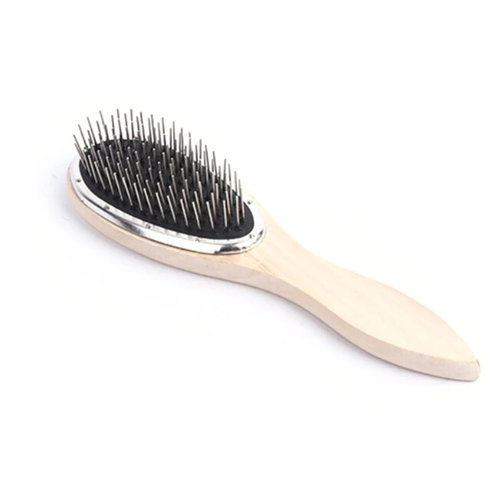 Natural Boar Bristle Hairbrush Mini Handle Massage Comb Anti-static Hair Scalp Paddle Brushes Barber Brush Styling Tools | Красота и
