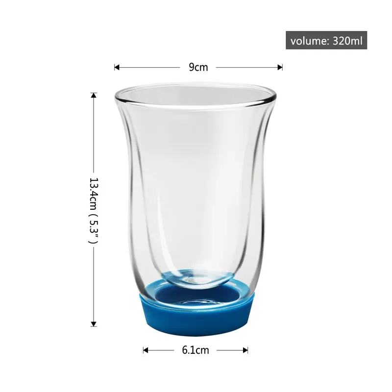 OBR 320 мл стеклянная кофейная чашка с двойными стенками креативная пивная чайная