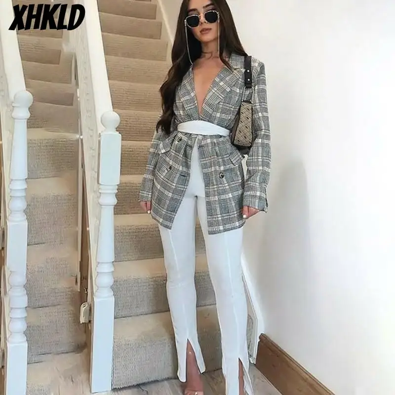 Женские брюки Летние черные/белые сексуальные штаны с высокой талией однотонные