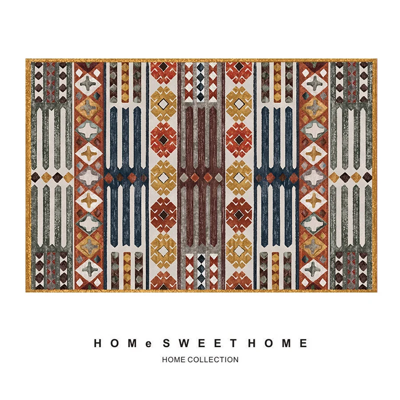 Пузырь поцелуй Марокко Стиль КРАСОЧНЫЕ КОВРЫ геометрической формы для Гостиная