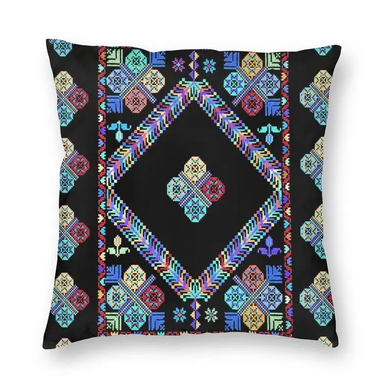 

Традиционная вышивка в народном стиле художественная подушка крышка палестинская Tatreez символ пол подушка чехол для дивана Наволочка украш...