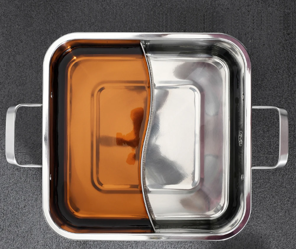 Горячий горшок из нержавеющей стали 304 мандарин|Кастрюли для супа и бульона| |