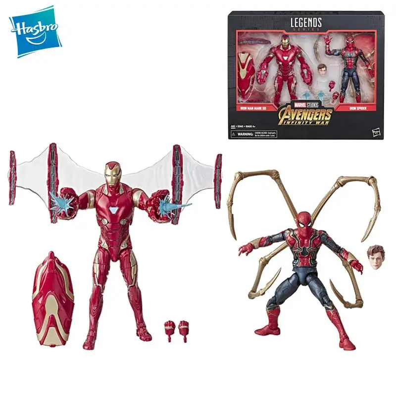 

Marvel Legends Series Avengers Infinity War 6"scale Movie Inspired Iron Man Mark 50 Iron Spider Collectible Action Figure 2 Pack