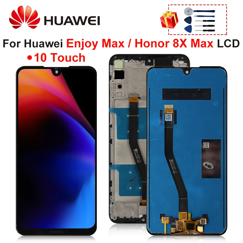 ЖК дисплей для Huawei Honor 8X Max сенсорный экран с дигитайзером в сборе SD636 SD660|Экраны