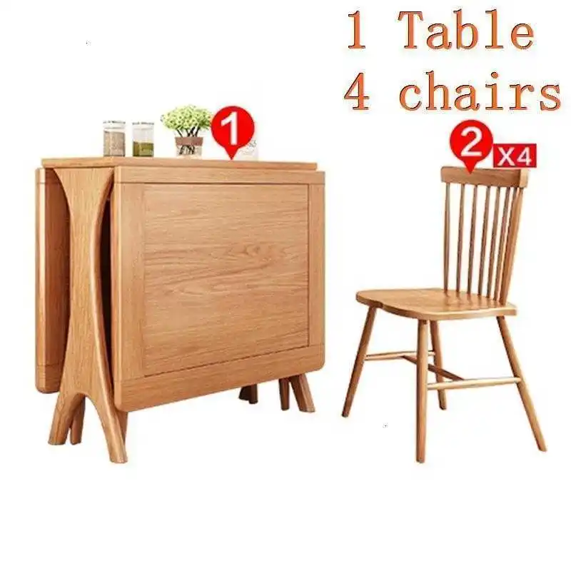 Комод для кухни потертый шик деревянный складной столовый стол обеденный |