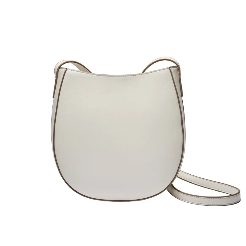 

Women's Leather Bags 2021 New Style Casual Bucket Bag Simple Fashion Shoulder Bag Retro Messenger Bag Tote Bag