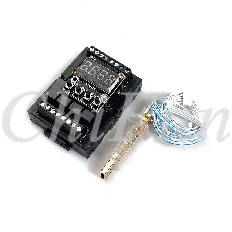 PLC FX1N 10MRY реле цифровая трубка Интегрированная машина 1AD(0 10V) 1DA(0 3 V)